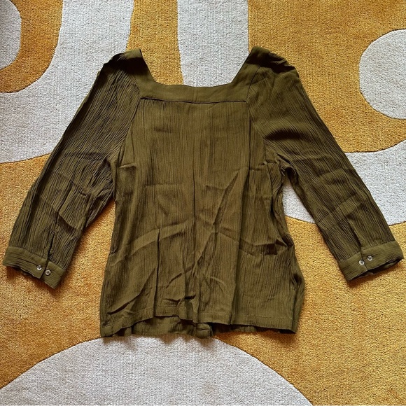 Garnet Hill button-down blouse - Picture 2 of 5